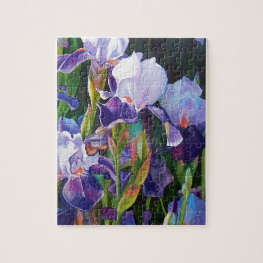 Puzzle Jardin Flower Iris (Vertical)