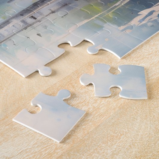 Puzzle Jardin japonais des cerisiers en fleurs (Côté)