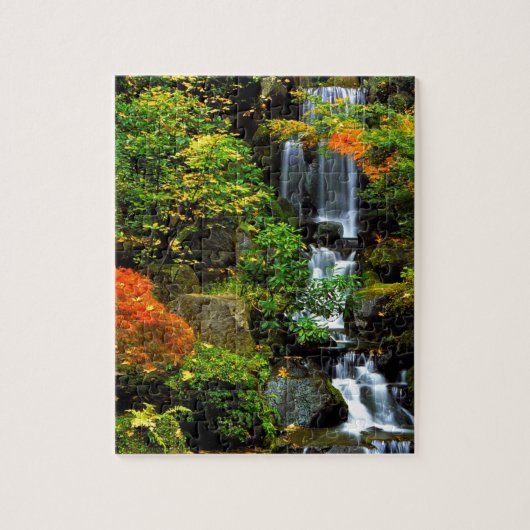 Puzzle Jardin japonais Portland de cascade (Vertical)