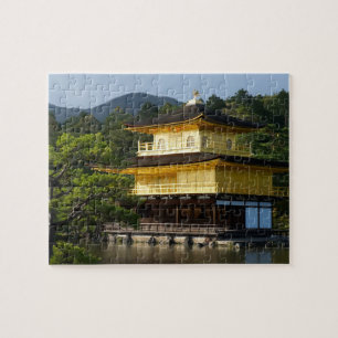 Puzzle Jardin japonais, temple de Kinkaku-JI, Kyoto,