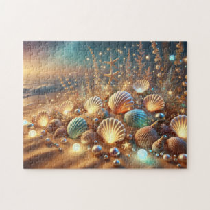 Puzzle Jardin Magique de Coquillages Scène Mystique de Pl