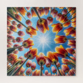 Puzzle Jardin Néerlandais Tulip À Sunshine (Horizontal)