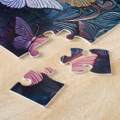 Puzzle Jardin papillon iridescent (Côté)