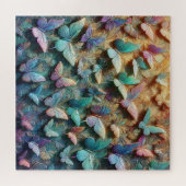 Puzzle Jardin papillon iridescent (Horizontal)