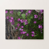 Puzzle Jardin pourpre – Une fleur en vedette (Horizontal)