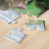 Puzzle jardin romantique hydrangée (Côté)