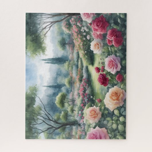 Puzzle Jardin rose (Vertical)
