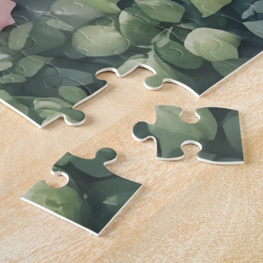 Puzzle Jardin rose (Côté)