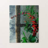 Puzzle Jardin rustique Floral (Vertical)