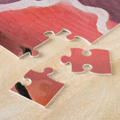 Puzzle Jardin superbe Les tons roses Succulents Art réali (Côté)