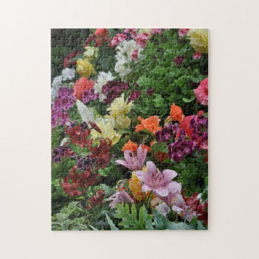 Puzzle Jardin tropical coloré (Vertical)