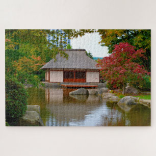 Puzzle Jardin Zen Japonais Hambourg Allemagne. Jigsaw Puz