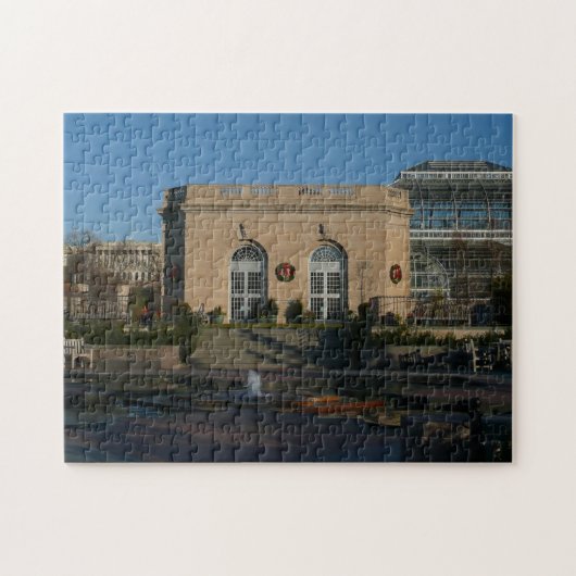 Puzzle Jardins botaniques à Noël à Washington DC (Horizontal)
