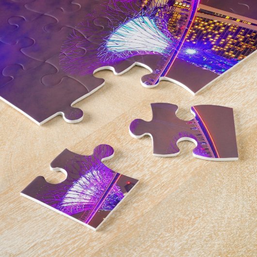 Puzzle Jardins le long de la baie de Singapour. (Côté)