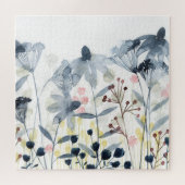 Puzzle Jardins stratifiés - Fleurs aquarelles (Horizontal)