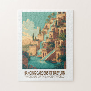 Puzzle Jardins suspendus de Babylone 7 Merveilles du Mond