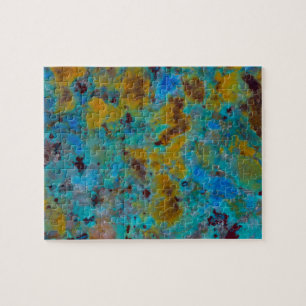 Puzzle Jasper Chrysocolla Bleu Tacheté