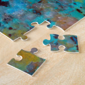 Puzzle Jasper Chrysocolla Bleu Tacheté (Côté)