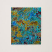 Puzzle Jasper Chrysocolla Bleu Tacheté (Vertical)