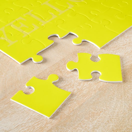Puzzle jaune (Côté)