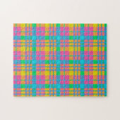 Puzzle jaune bleu et vert (Horizontal)