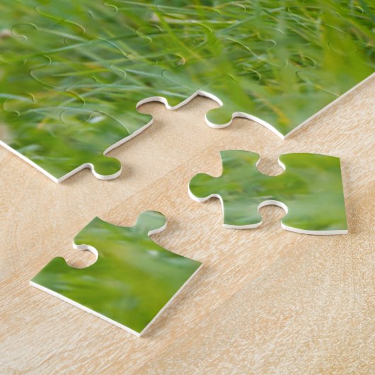 Puzzle Jaune Labrador Joue Récupérer Avec Bâton (Côté)