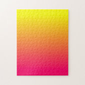 Puzzle Jaune Orange Rose Ombré (Vertical)