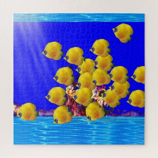 Puzzle Jaune Poissons (Vertical)