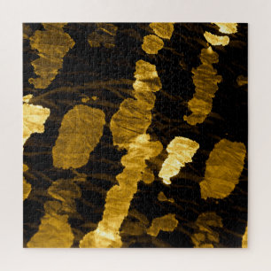 Puzzle Jaune teinture cravate, motif aquarelle.