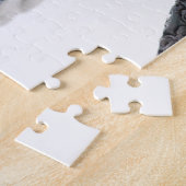 Puzzle Jay bleu en hiver (Côté)