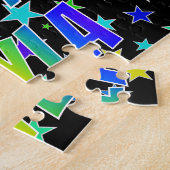 Puzzle "JAYLA" Prénom, Amusant "HEUREUX ANNIVERSAIRE" (Côté)
