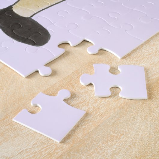 Puzzle Jazz Dance Considérant Costume violet Fille danseu (Côté)