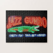 Puzzle Jazz Fest Abstrait Gator Instruments de musique (Horizontal)