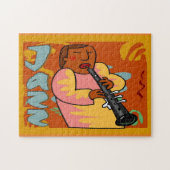 Puzzle Jazz Fest Abstrait Oboe Player (Horizontal)