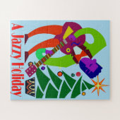 Puzzle Jazz Man style Noël (Horizontal)