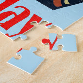 Puzzle Jazz Man style Noël (Côté)