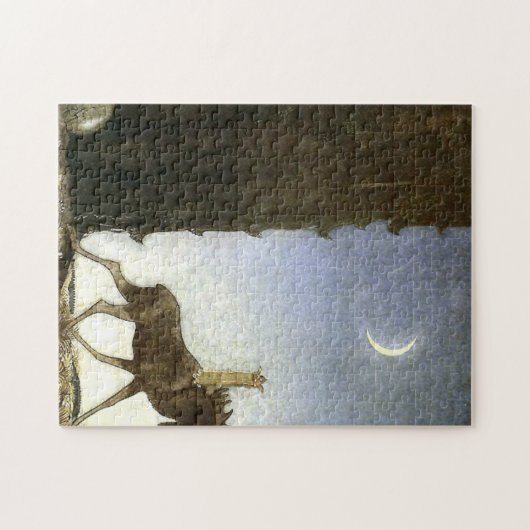 Puzzle Jbleap the elk John Bauer (Horizontal)