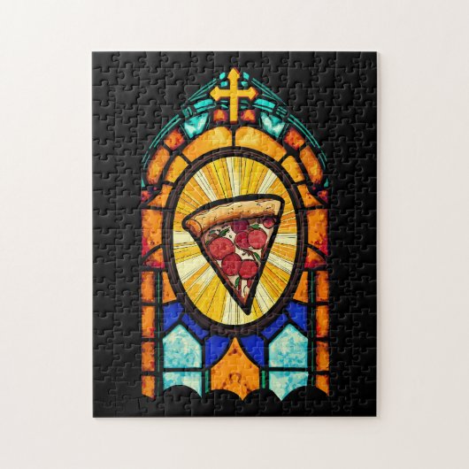 Puzzle Je crois en la pizza (Vertical)