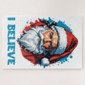 Puzzle Je crois en le style Graffiti du Père Noël (Horizontal)