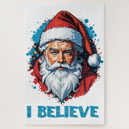 Puzzle Je crois en le style Graffiti du Père Noël (Vertical)