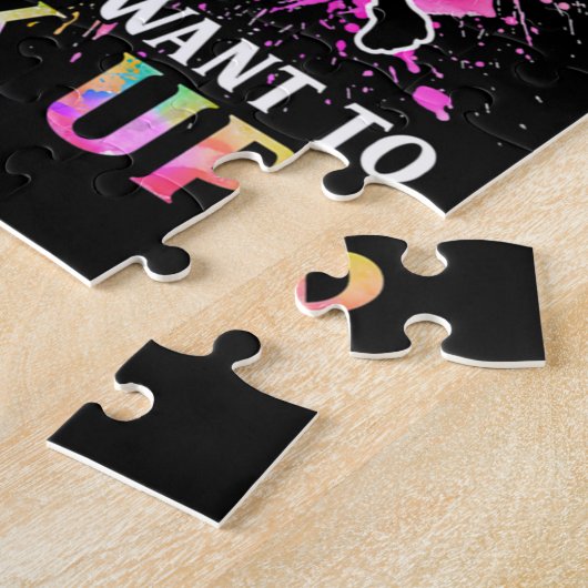 Puzzle Je Jette Comme Une Fille (Côté)