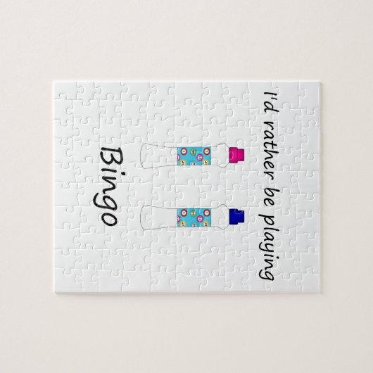 Puzzle Je jouerais plutôt le bingo-test (les (Horizontal)