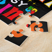 Puzzle Je Ne Parle Pas Beaucoup D'Autisme Autiste brillan (Côté)