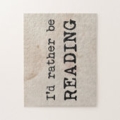 Puzzle Je préfère lire (Vertical)