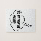 Puzzle Je Préférerais Skier (Horizontal)