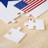 Puzzle Je promets Allégeance au drapeau (Côté)