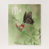 Puzzle je serai reconnaissant pour ce jour, papillon (Vertical)