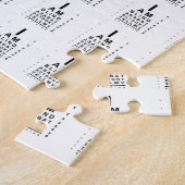 Puzzle Je suis aveugle en tant qu'oeil de chauve-souris (Côté)
