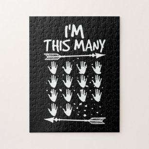 Puzzle Je suis ce nombre de 14 mains 70e anniversaire 70