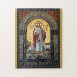 Puzzle "JE SUIS LE BON SHEPHERD" Jean 10:11 Art Mosaïque